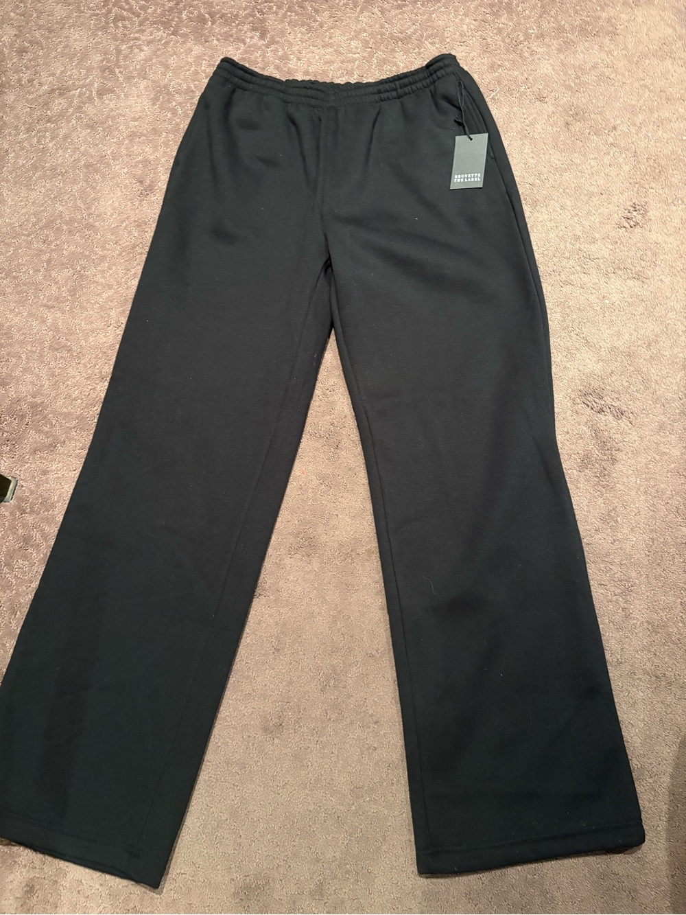 Women’s Tall Length Black Relaxed Fit Lounge Sweatpants